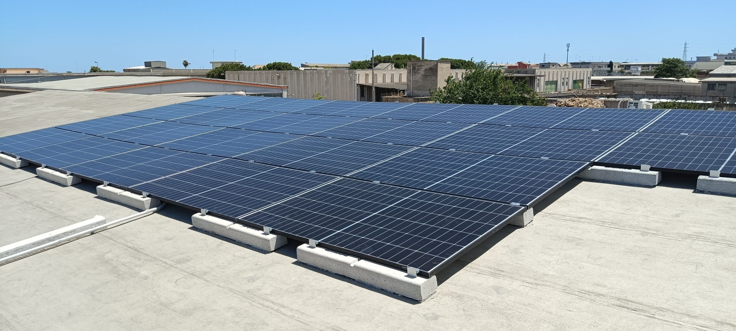 Tetto a falda senza forature